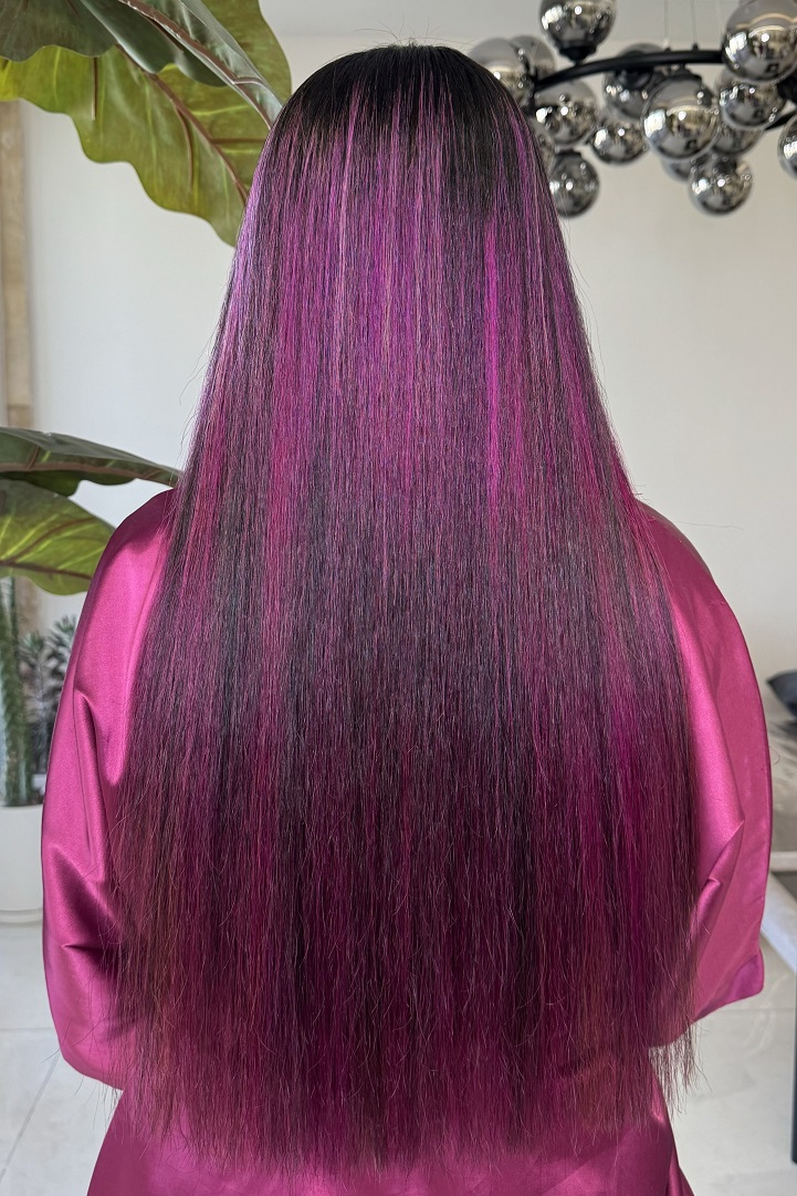 بعد از احیا - موی رنگ شده سالم